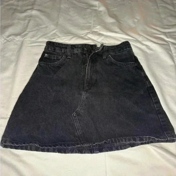 Topshop Dresses & Skirts - Black top shop Jean skirt